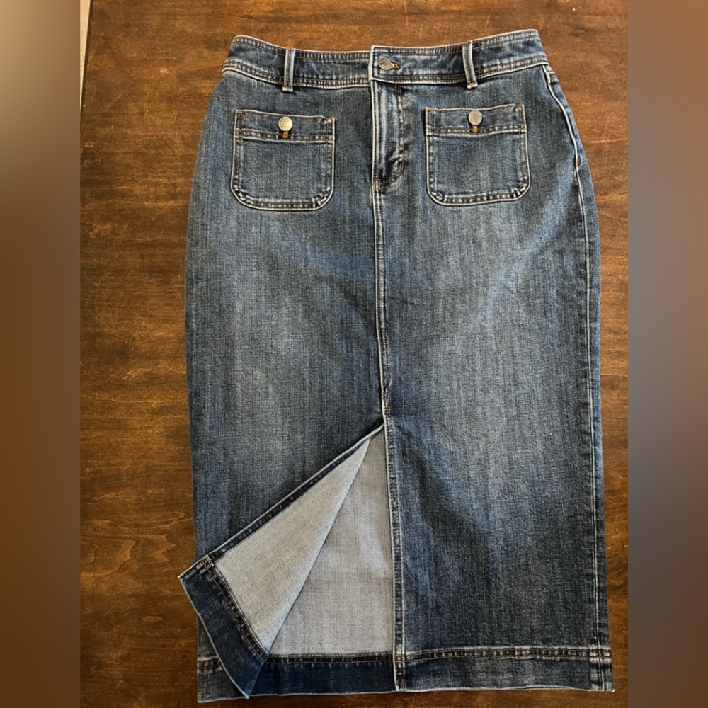 Talbot Denim Midi Skirt - Picture 5 of 5